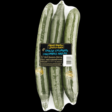 3pack english cucumber
