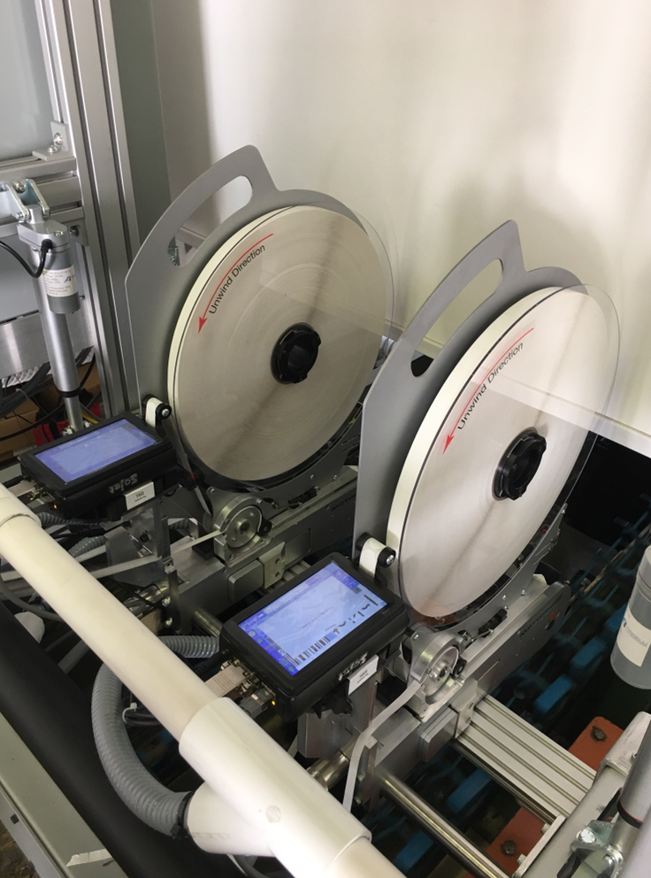 On Line 2 lanel Print and Apply